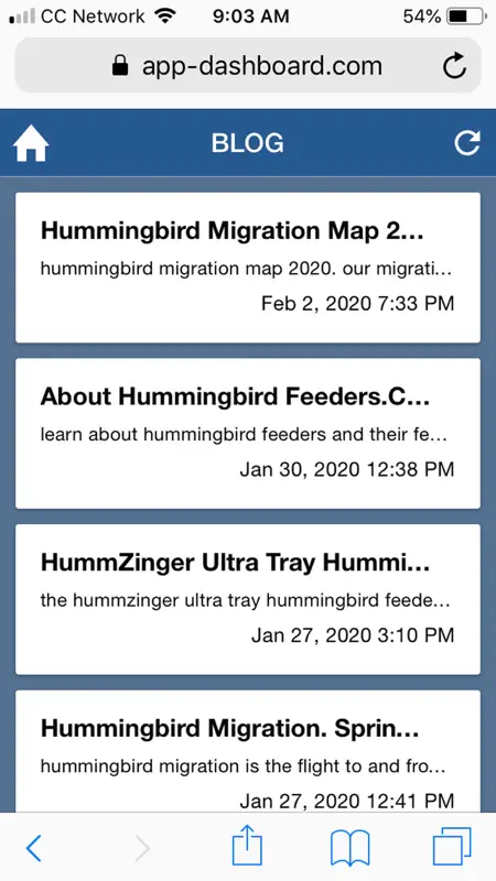 Hummingbird Tracker screenshot 8 of 8