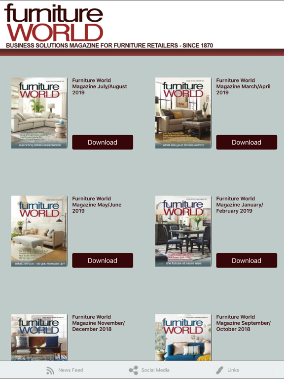 Screenshot #4 pour FurnitureWorldMagazine
