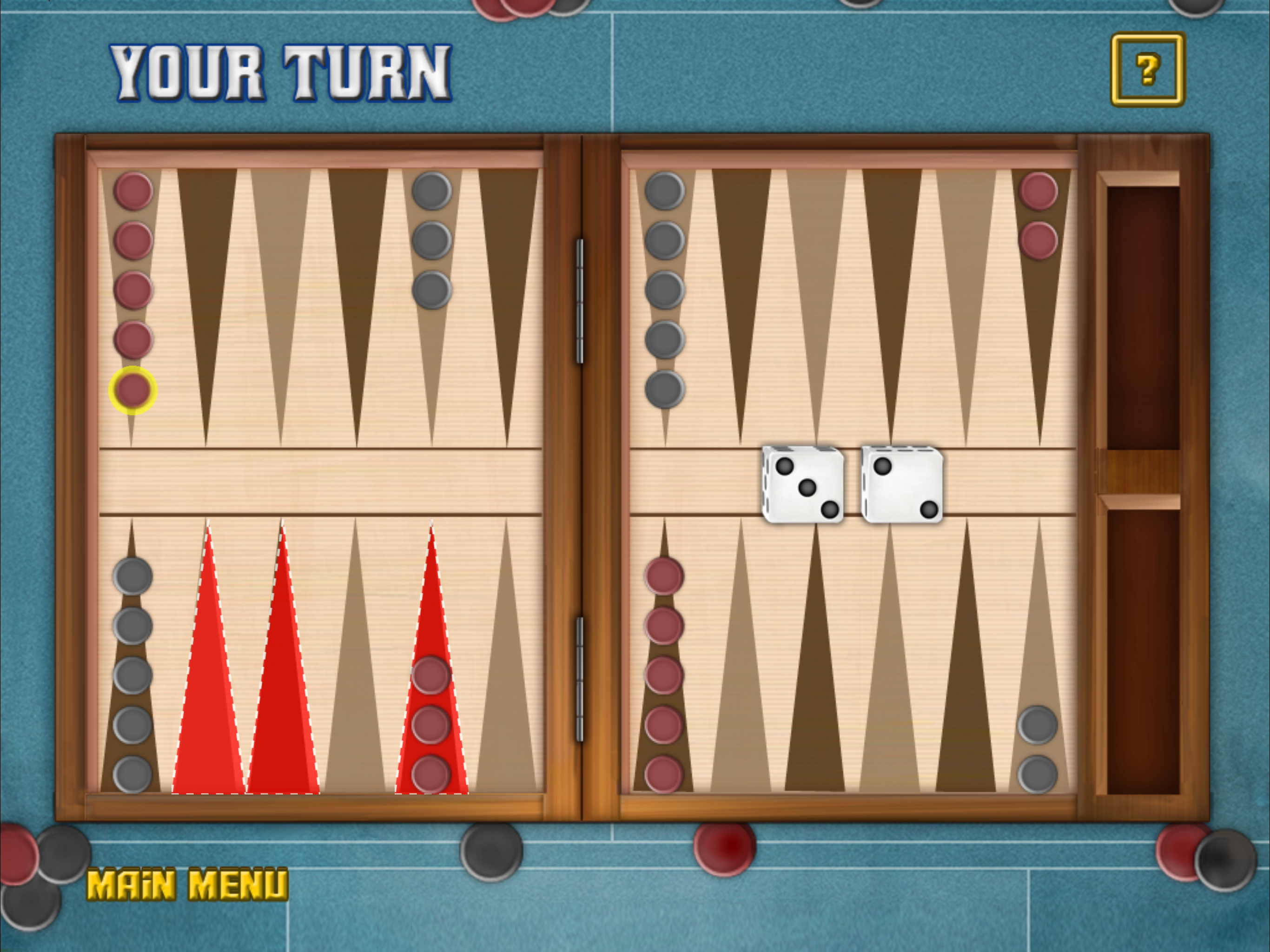 Backgammon Deluxe Go screenshot 7