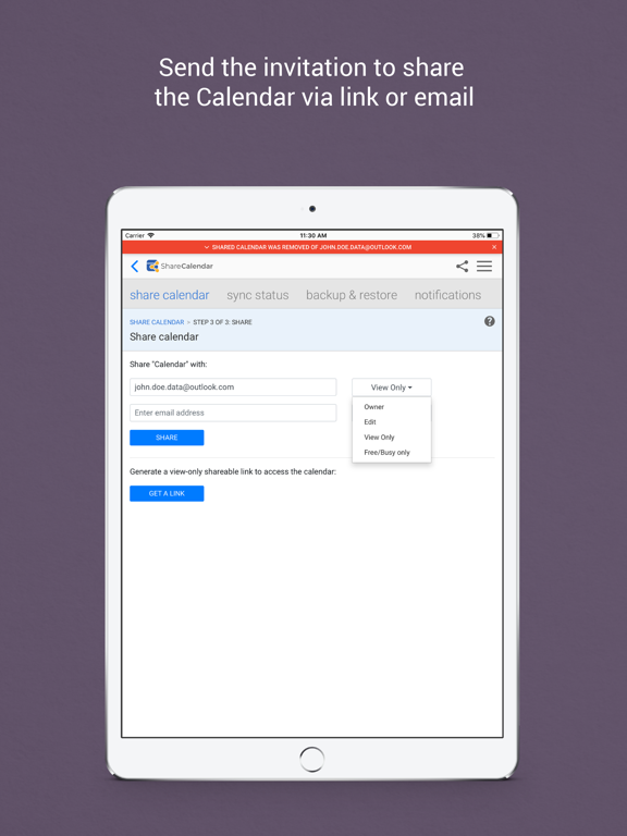 Screenshot #6 pour Easy Sync & Share Calendar