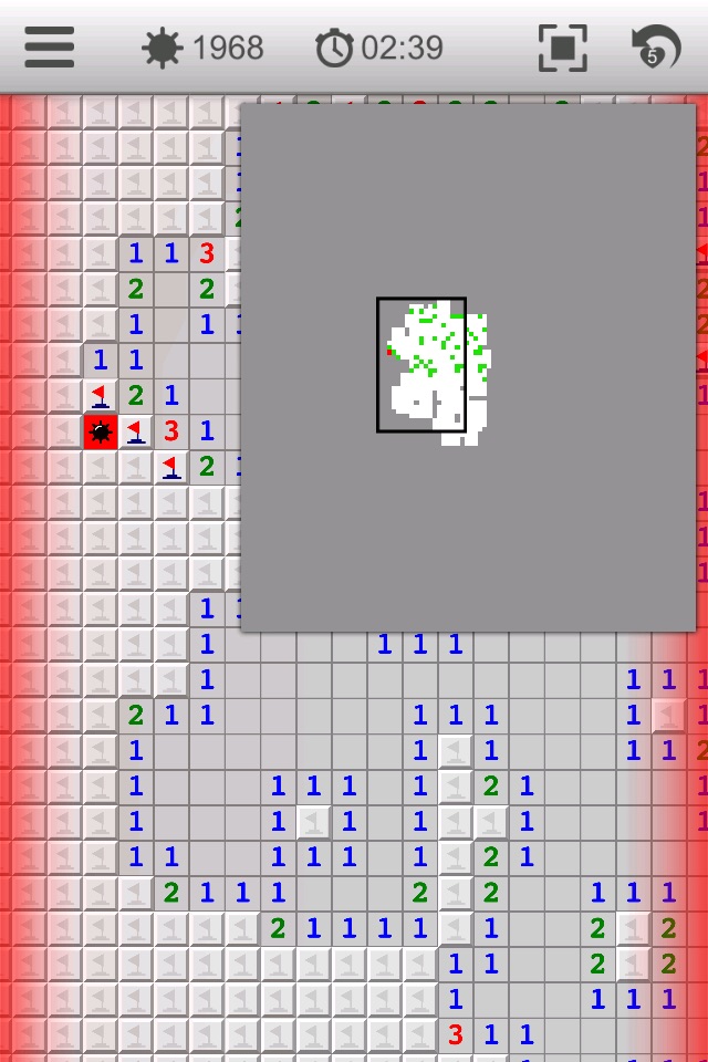 Minesweeper XL classic + undo screenshot 3