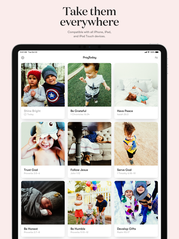 PrayToday – Daily Reminder iPad screenshot 7 - Lifestyle app