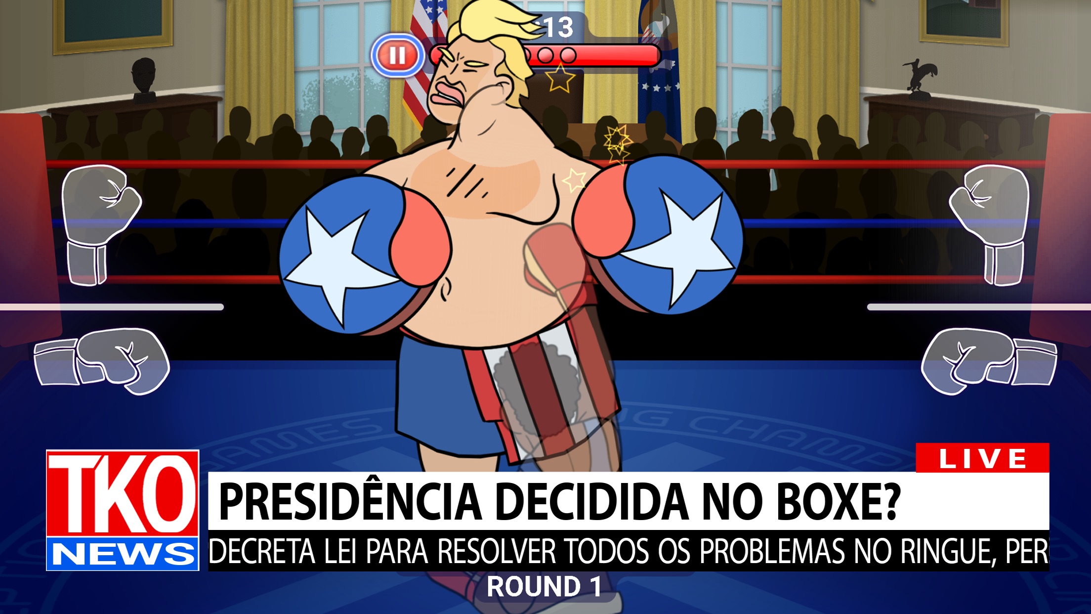 Screenshot do app Election Year Knockout: Boxing