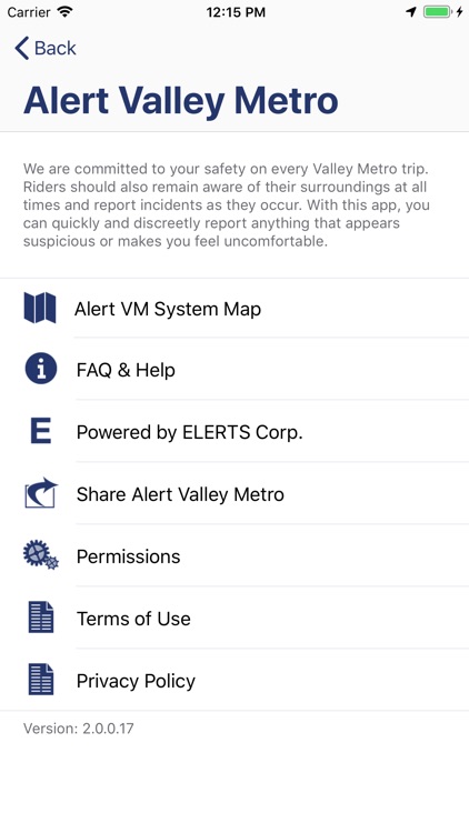 Alert Valley Metro®