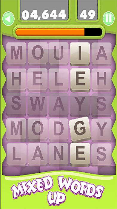 Mixed Up Words Game Screenshot