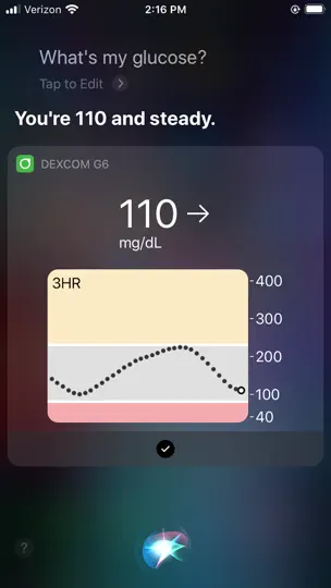 Dexcom G6 iPhone Screenshot 10