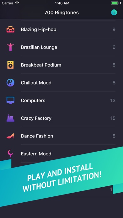 700 Ringtones screenshot 2