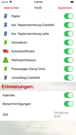 abfallapp WBC screenshot 2