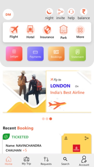 Aadesh Travel Screenshot