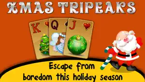 Xmas TriPeaks Card Solitaire screenshot 1