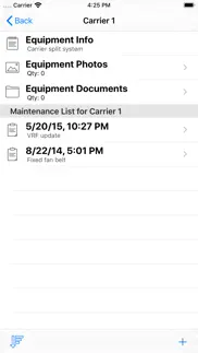 hvac equipment locator iphone screenshot 2