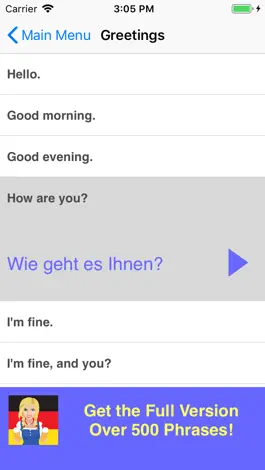 Game screenshot Speak German Prasebook Lite apk