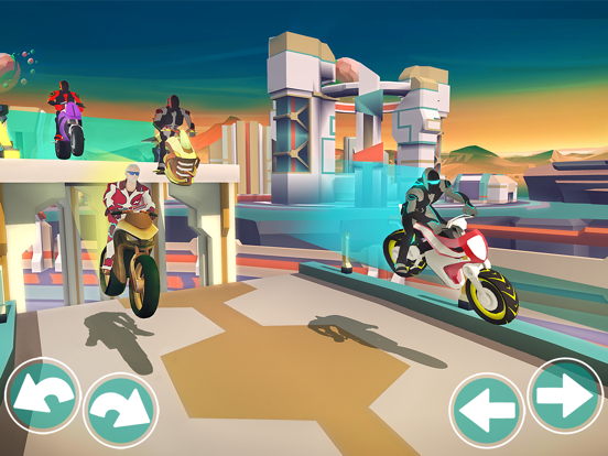 Gravity Rider BMX motorracen iPad app afbeelding 4