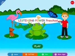 Game screenshot Listening Power Preschool Lite mod apk