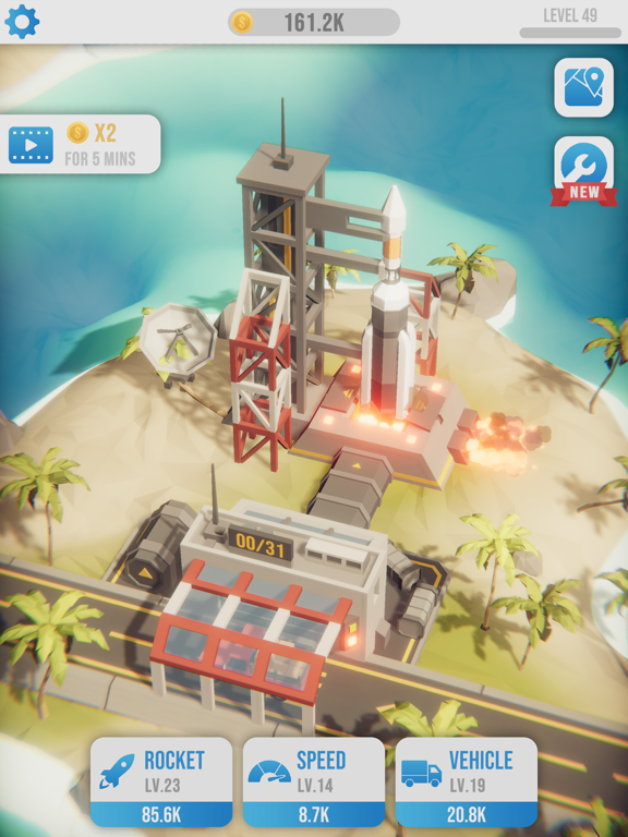 Screenshot #4 pour Idle Rocket Launch