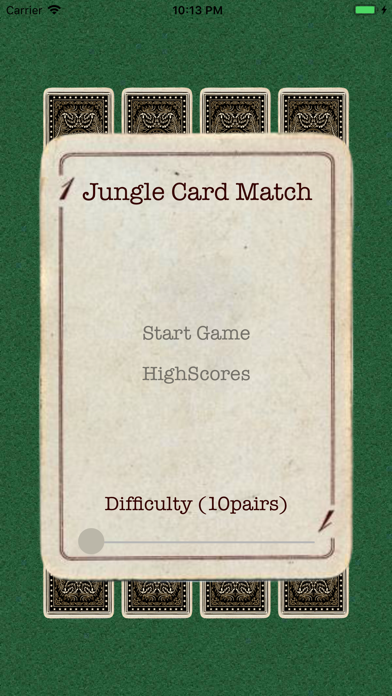 Jungle Card Match screenshot 3