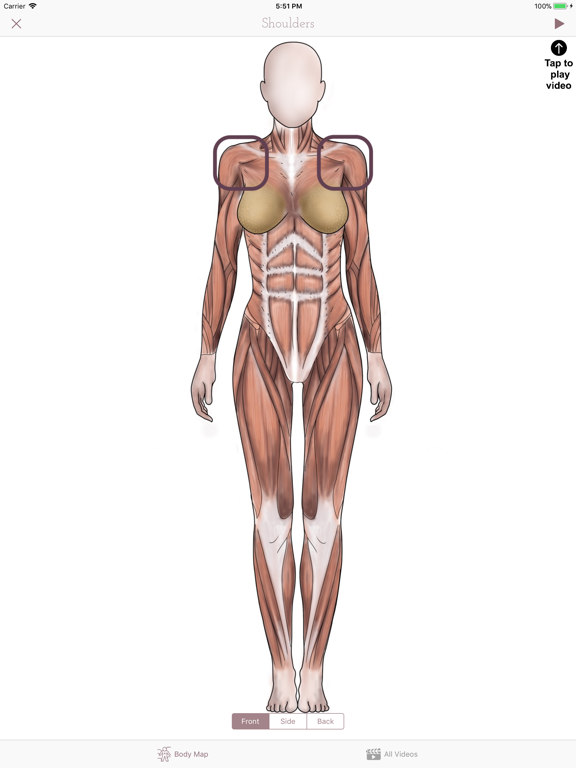 Ashley Black's FasciaYoga iPad screenshot 2 - Health & Fitness app