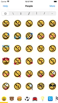 Anti Emoji - Prohibited Sign iphone bilder 0