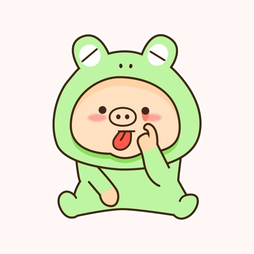 Pig Dressed Up Animated icon