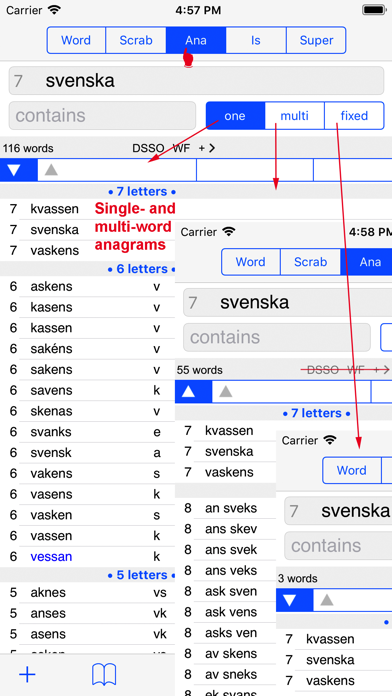 Svenska Words Finder PRO screenshot 5