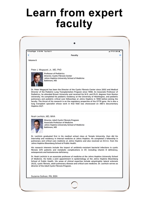Screenshot #5 pour eCysticFibrosis Review