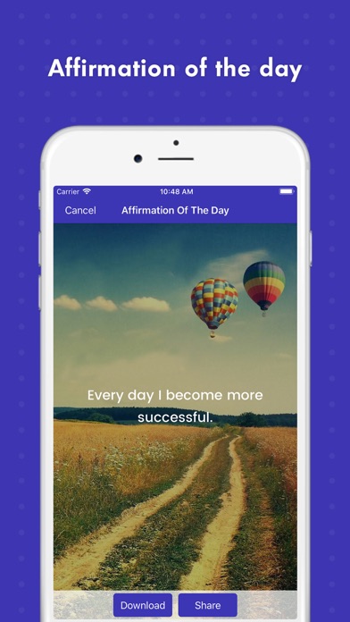 Affirmations - Self Motivation iPhone screenshot 7 - Health & Fitness app