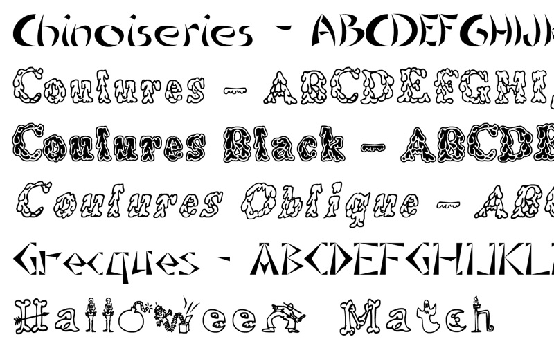 halloween select fonts iphone screenshot 3