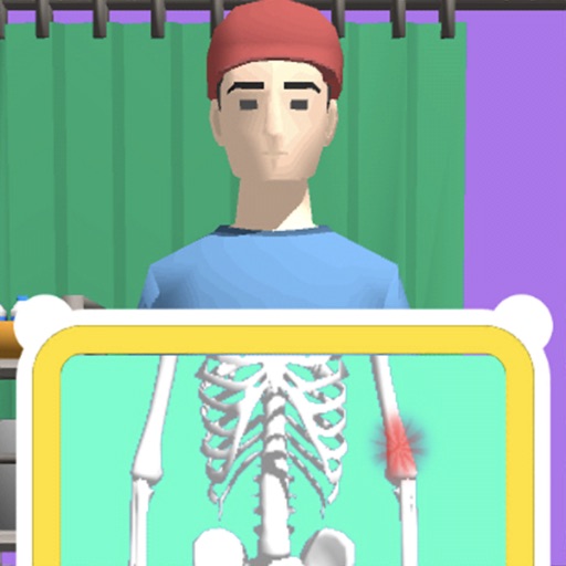 Chiropractor 3D icon