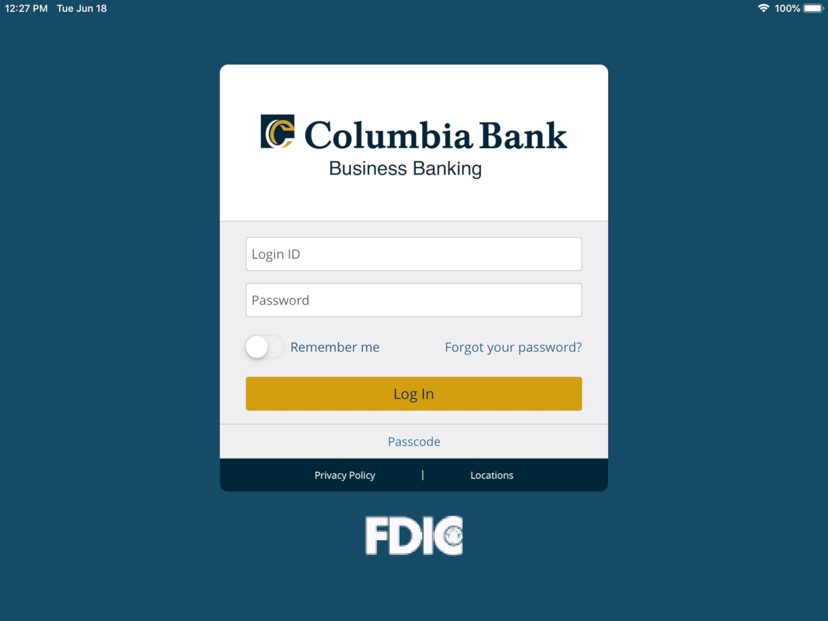 Columbia Bank Business Banking