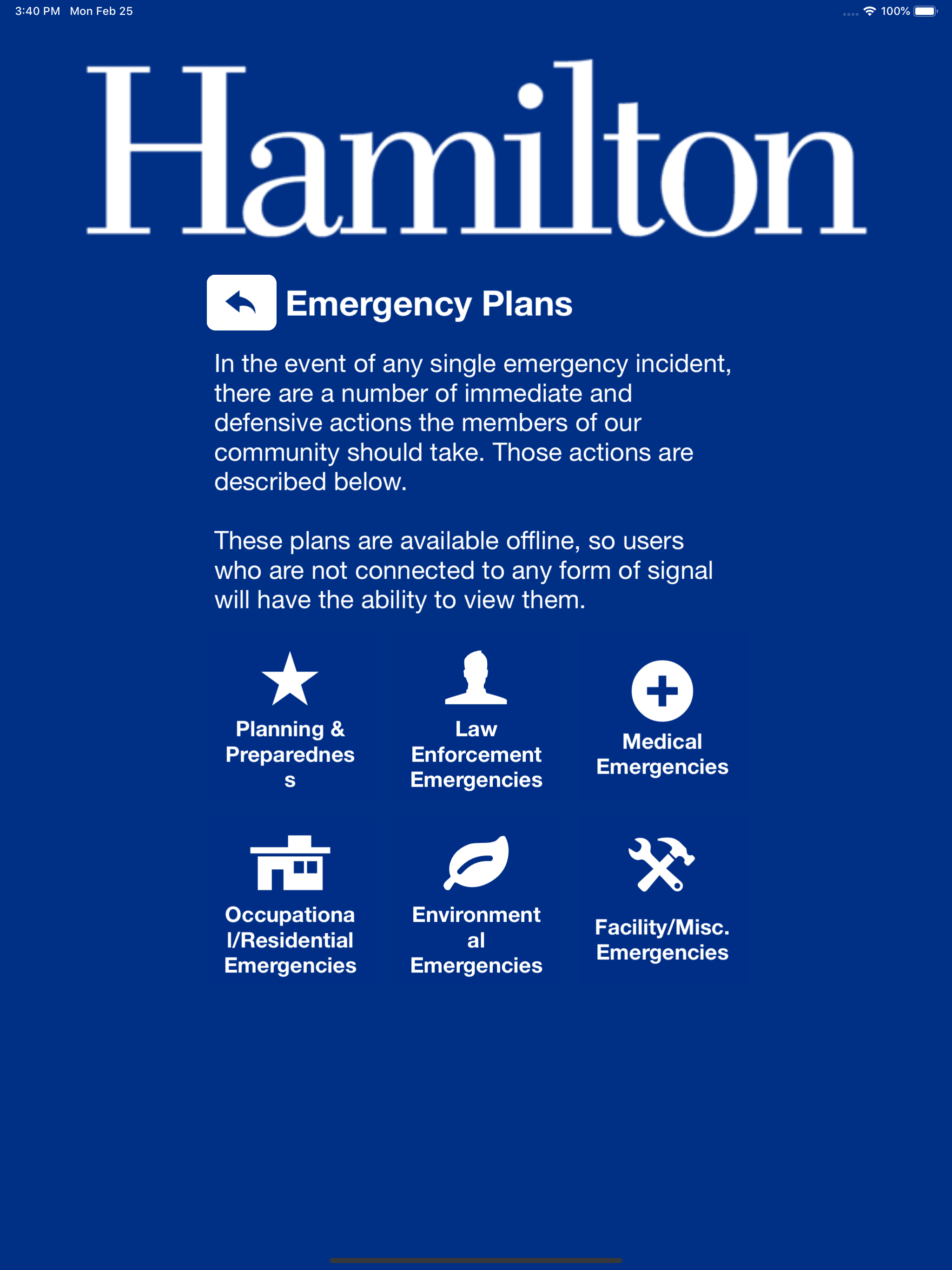 Hamilton College Mobile App screenshot 15