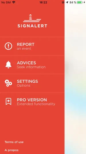 SIGNALERT App screenshot 2