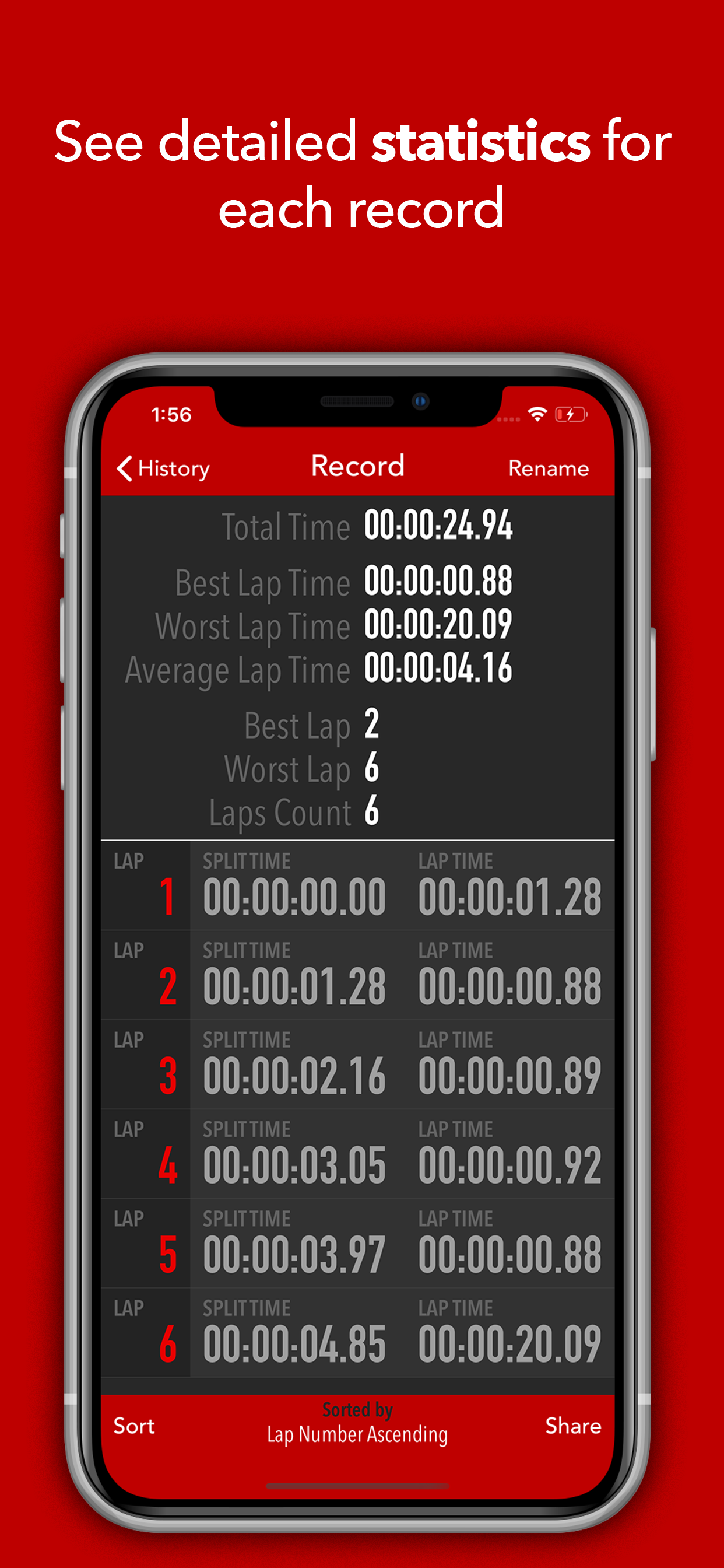 Super Stopwatch PRO screenshot 3
