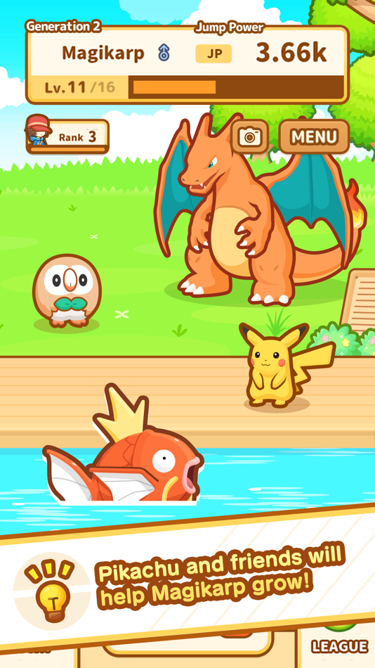 #5. Pokémon: Magikarp Jump (iOS) 由: The Pokemon Company