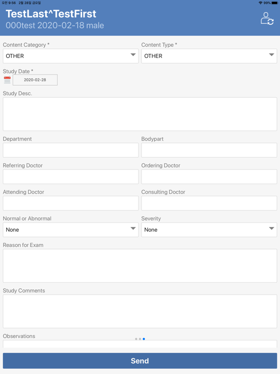 INFINITT CU 2.0 iPad screenshot 5 - Medical app