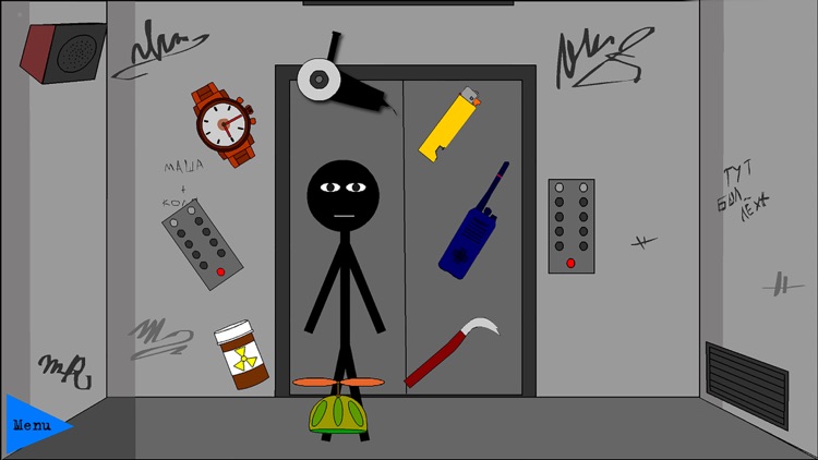 Stickman escape lift