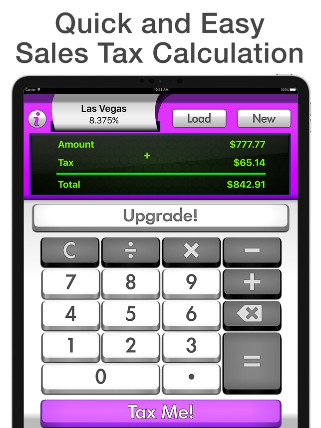 Sales Tax Calculator - Tax Me on the App Store