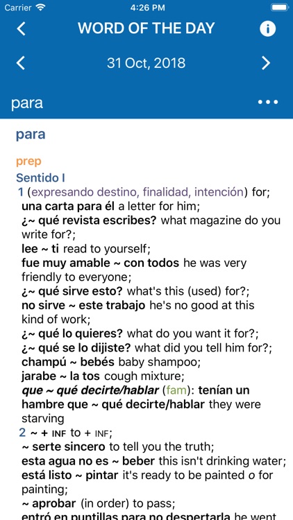 Conc. Oxford Spanish Dict. screenshot-3
