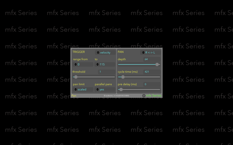mfxPan screenshot 2