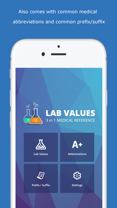 Lab Values Medical Re... screenshot1