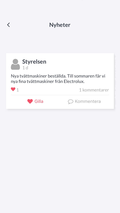 Boka Tvätten Screenshot