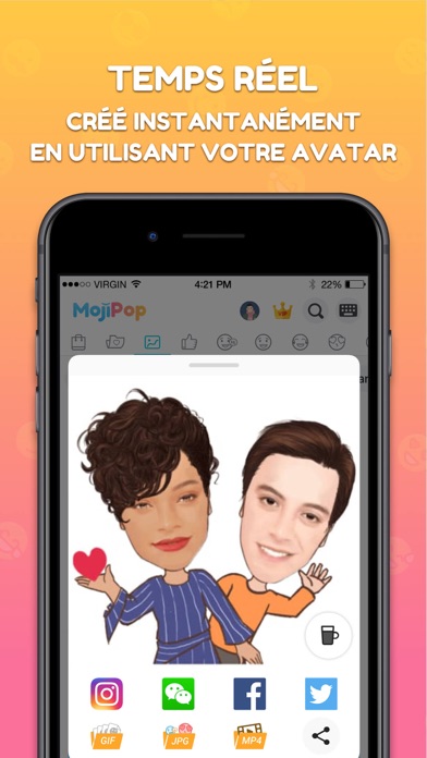 Screenshot #2 pour MojiPop: Art meets AI