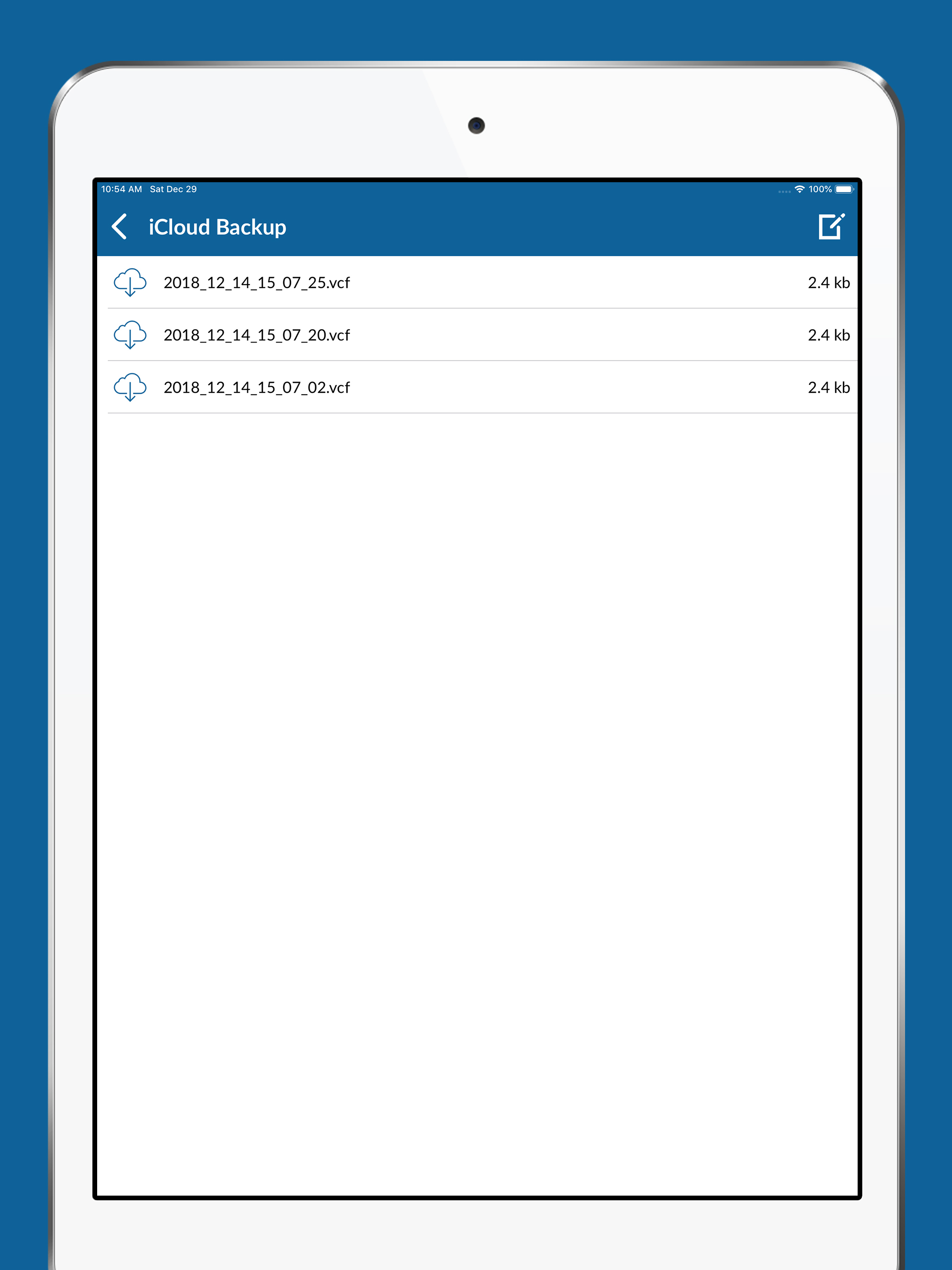 Contact Backup - Restore screenshot 8