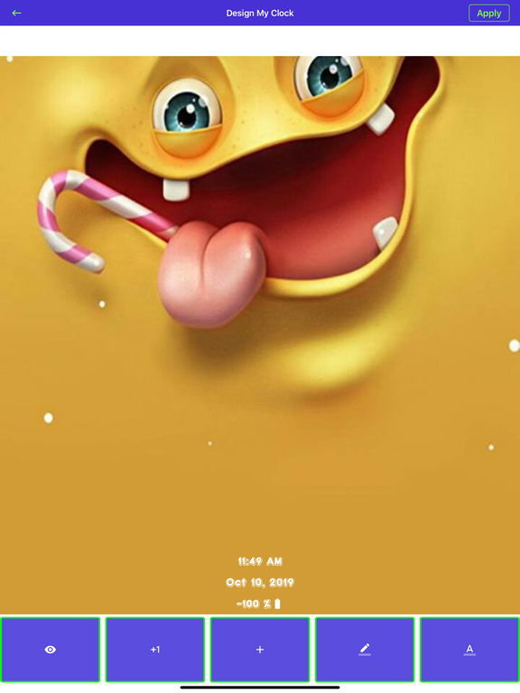 Screenshot #5 pour Time Clock - Wallpaper Display