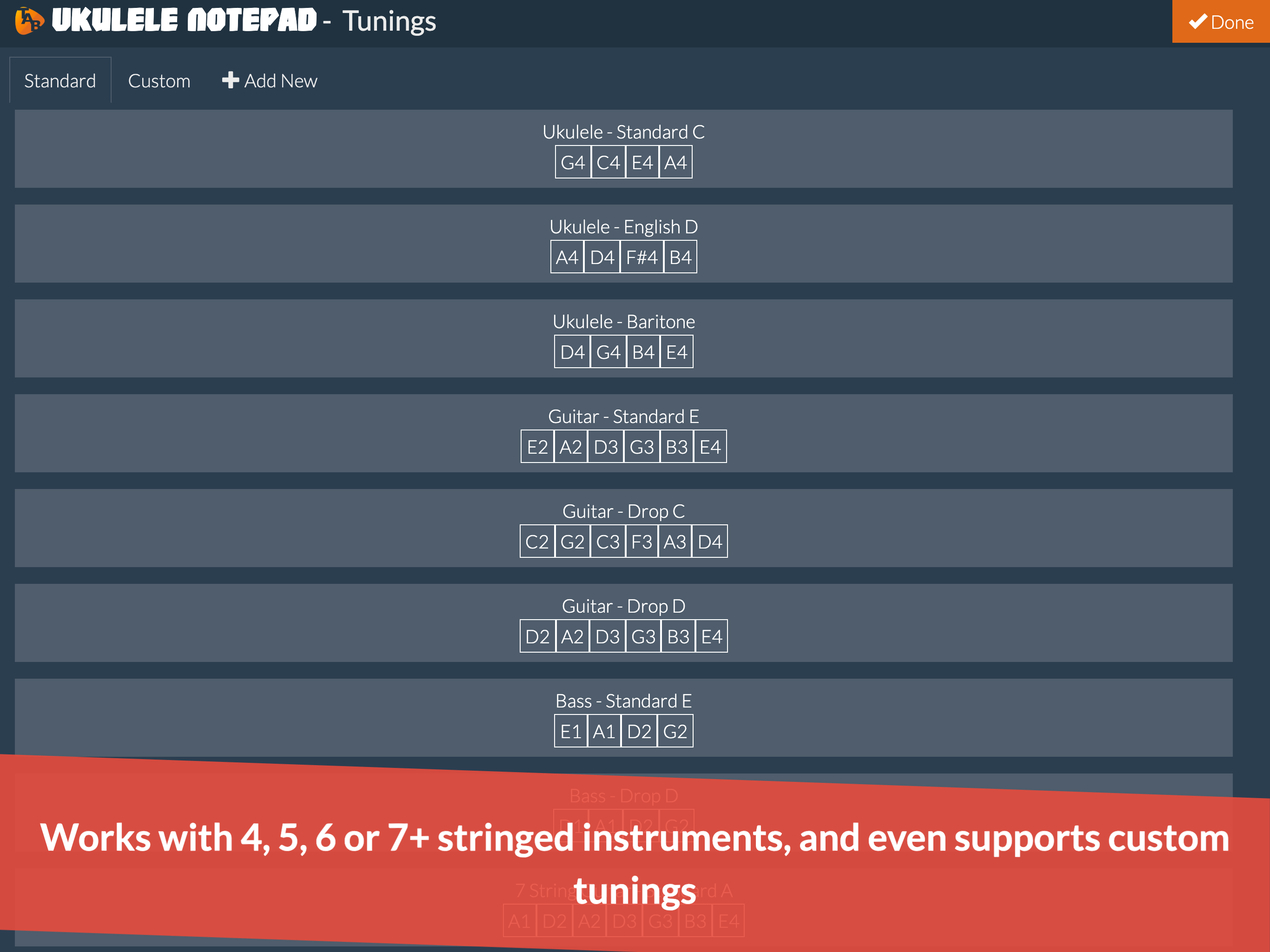Ukulele Notepad - Tab Editor screenshot 11