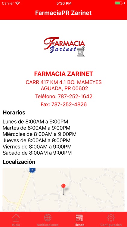 Farmacia PR Zarinet