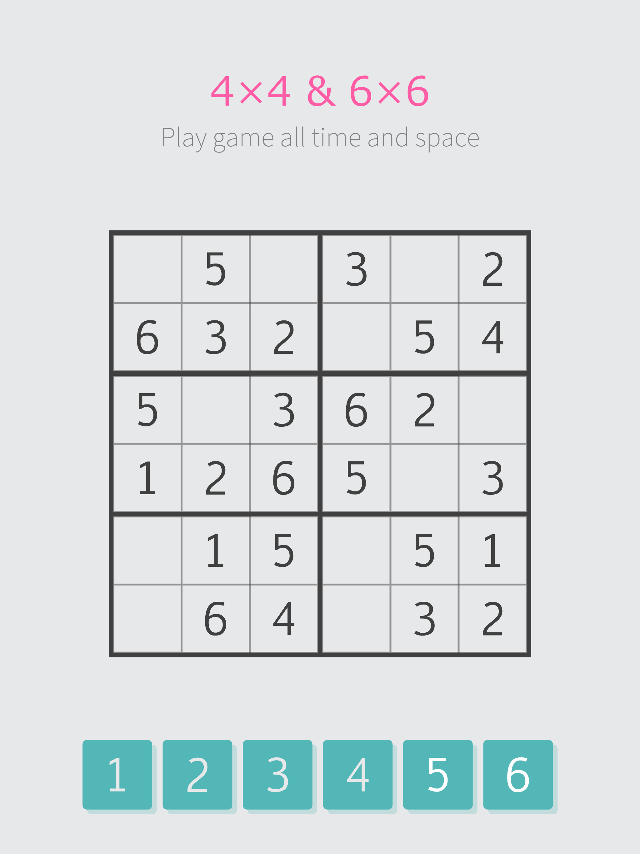 Mini Sudoku Number Place