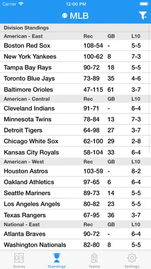 Pro Baseball Live Radio Stream screenshot 3