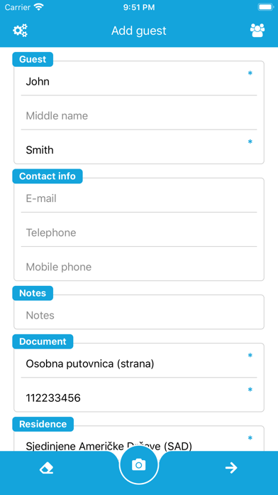 Screenshot #3 pour Hotel's Touch IDscan