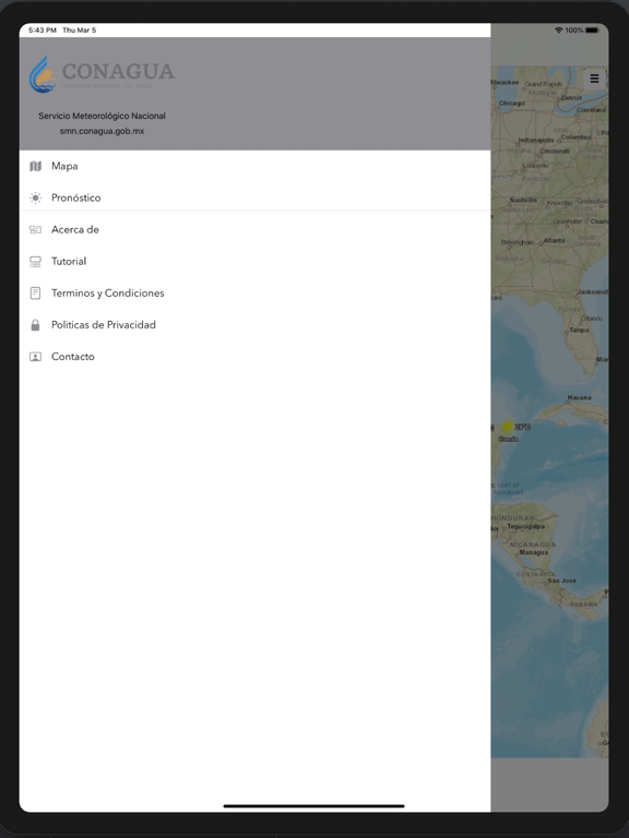 CONAGUAClima iPad screenshot 3