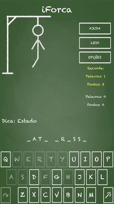 iForca - Hangman in Portuguese Screenshot